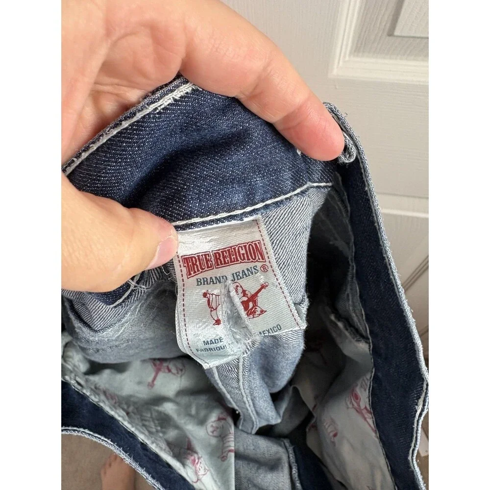 True Religion Jeans Buddha Logo Straight Mens Size - 39x30 - 322